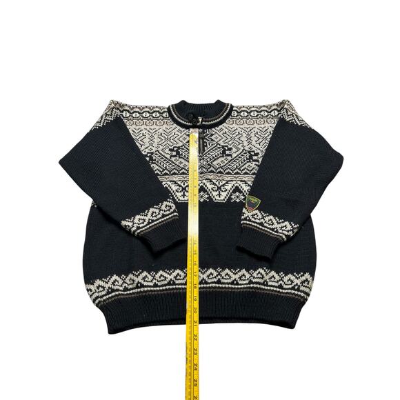 Dale of Norway Nagano Wool Sweater Men’s Small Wool Nordic Pattern Norway Knit - Picture 7 of 15